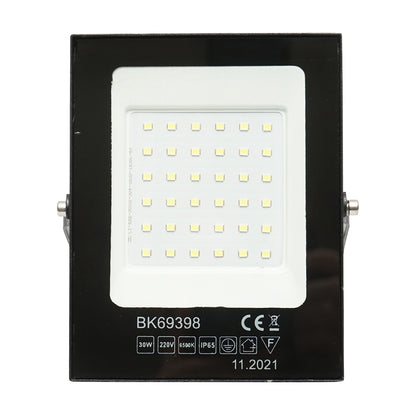 LED Projector 30W, 220V, 6500K, IP65 black 141x11x13mm Breckner Germany