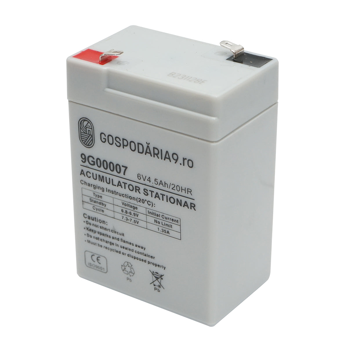 Solar gel battery 6V 4.5Ah 20HR, 70x47x101x107 mm FC6-4.5 Household 9