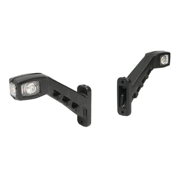 Set of side marker lamps with LED 12/24V, red-white-yellow Breckner Germany