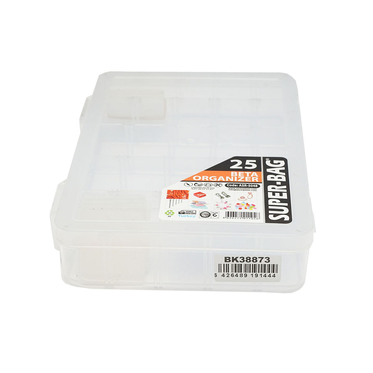 Organizer sorting box 230x166x43mm Breckner Germany