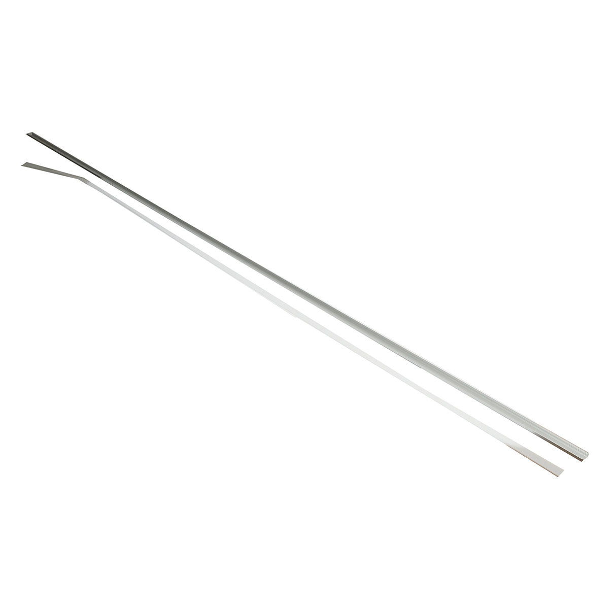 Aluminum profile for LED strip 17.4x7x2000mm, applied with a frosted diffuser, maximum strip width 12mm Breckner Germany