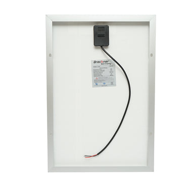 30W/18V photovoltaic monocrystalline solar panel 560x345x25mm with 12/24V 20A charge controller, cable 1.5/2m Breckner Germany