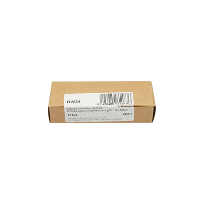Fusible safety 10x38mm cylindrical BX0234 for gPV solar systems, 15A, 1000V Leader