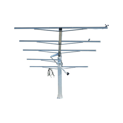 Complete mounting system, automatic solar tracker structure 4.7 KW, 8 panels of 590W with GPS and Breckner Germany wind sensor.