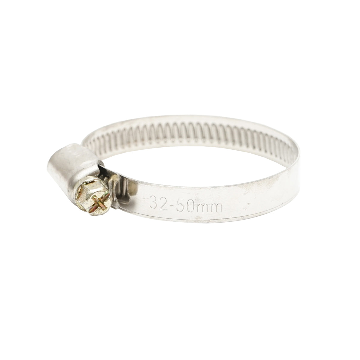 Adjustable stainless steel hose clamp 32-50A