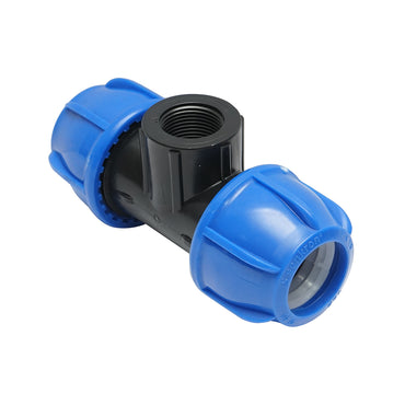 Your internal threaded compression fitting mother 90 degree D25x25mmx1/2, PN16 bar for irrigation systems