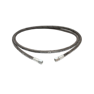 Pressure hose 2SN DN10 certified with threaded ends L=2500mm