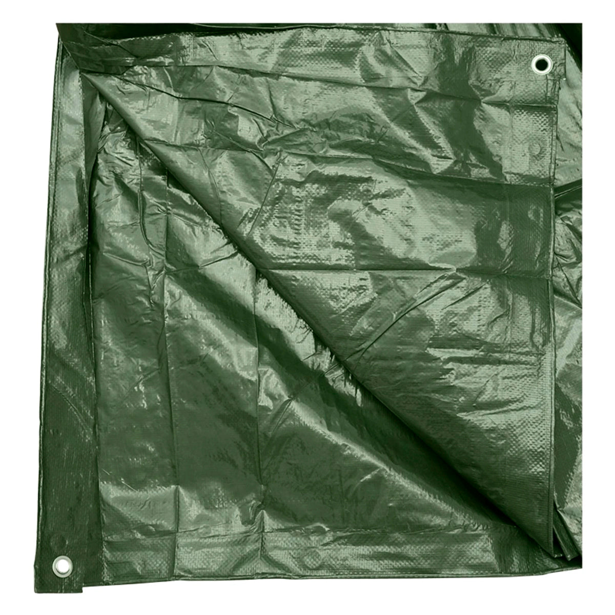 Green net tarpaulin with fastening eyelets 120g/m2 8x12m Breckner Germany