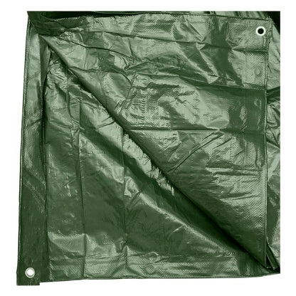 Green net tarpaulin with fastening eyelets 120g/m2 8x12m Breckner Germany