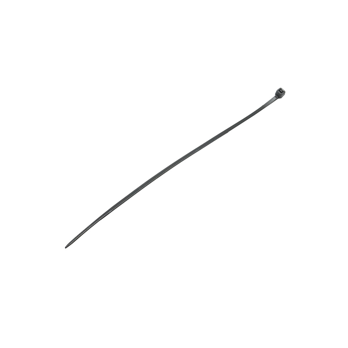 Facet, plastic collar 2.5x160mm, black, set of 100 pieces Breckner Germany