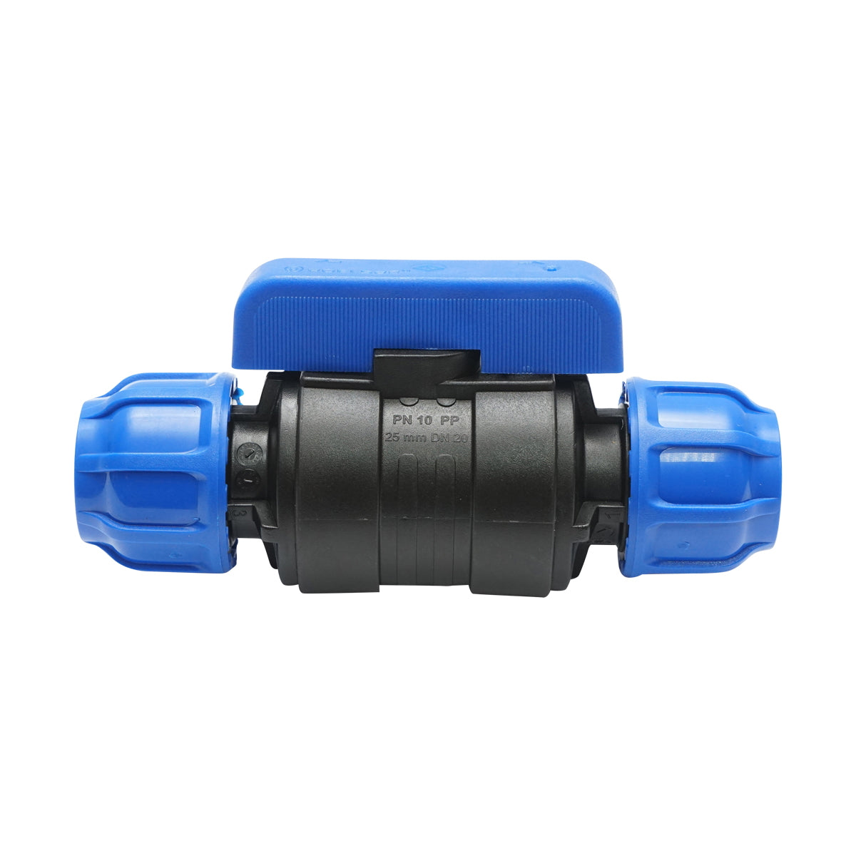 Ball valve D25x25mm, PN10, for irrigation systems