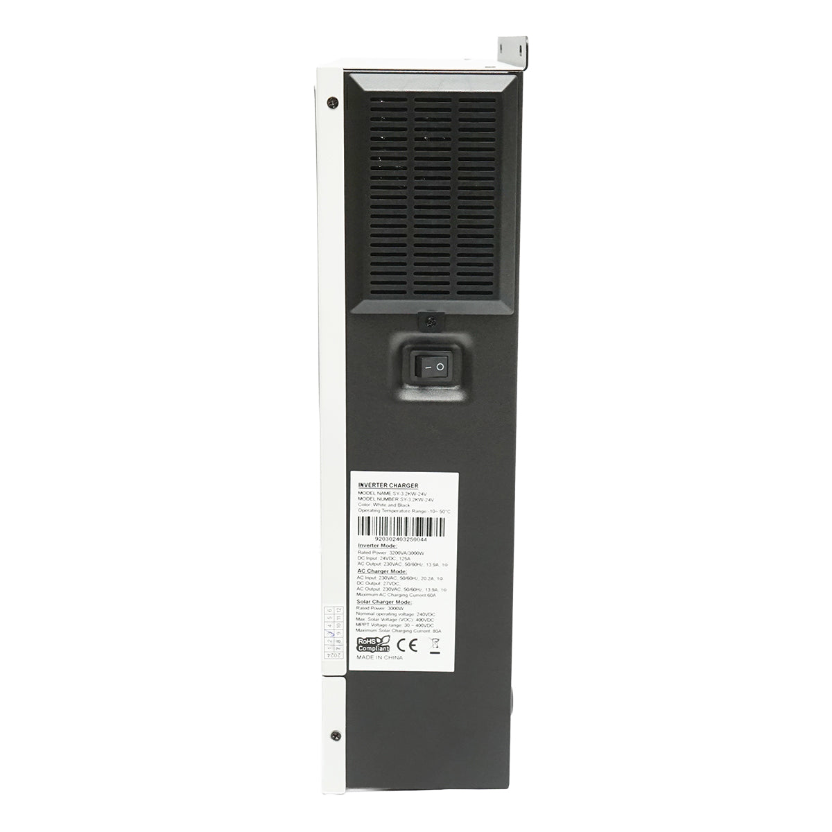 Hybrid solar inverter 3.0KW Breckner Germany 24V, 80A, MPPT, single-phase, OFF-GRID, SY-3.2KW-24V