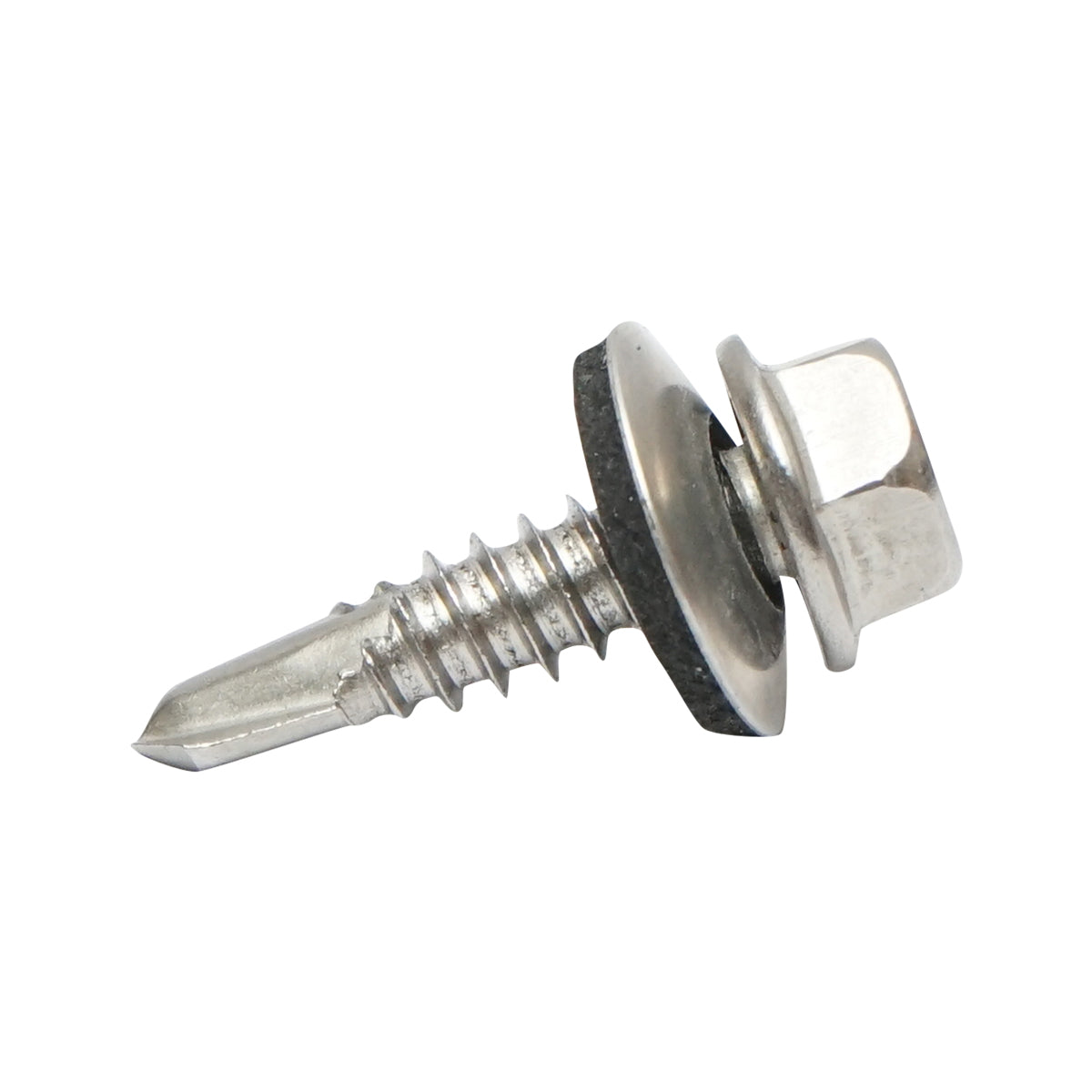 Screw 4.8x25mm DIN7504K self-tapping with EPDM gasket for mini rail photovoltaic solar panels Breckner Germany