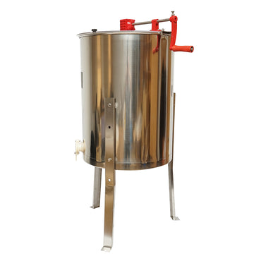 Manual beekeeping centrifuge, stainless steel honey extractor with 4 frames