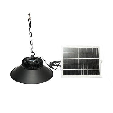 100W LED lamp, 6500K with 16W polycrystalline solar panel, LifePO4 battery 3.2V/15Ah and IP65 remote control Breckner Germany