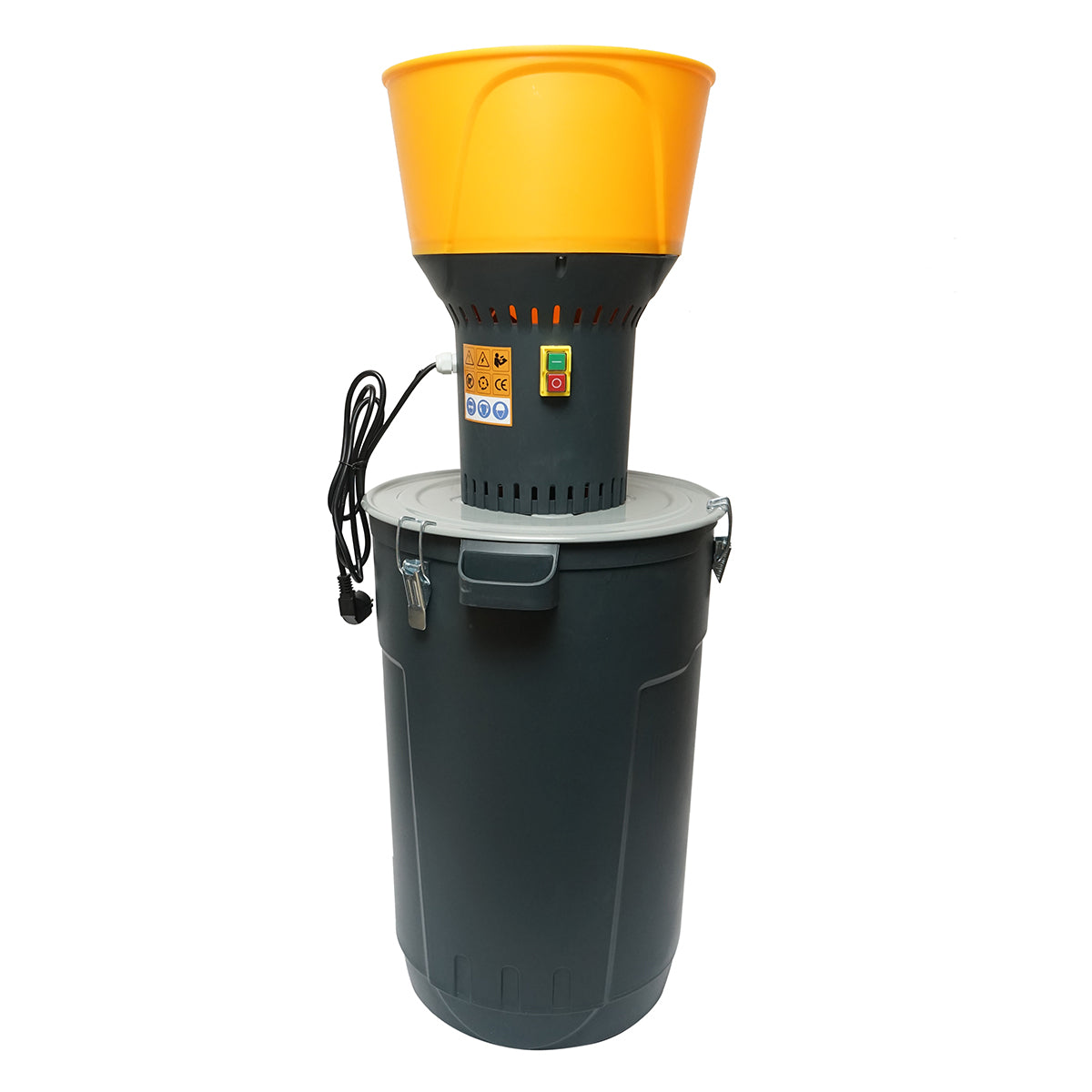 Electric grain mill 1.3 KW, 220V, 60L tank, 19000 rpm, capacity 350 Kg/h, 5 included screens