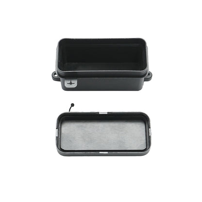 Terminal box for 2-wire cables, black Leader
