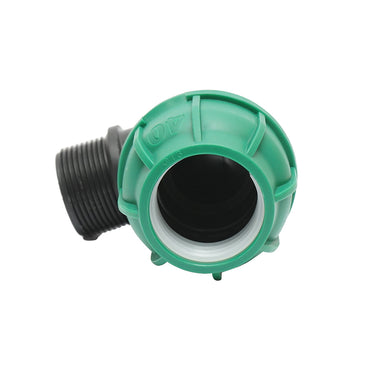 Compression fitting with external thread D40mmx1-1/4 toll, PN10 bar for irrigation systems