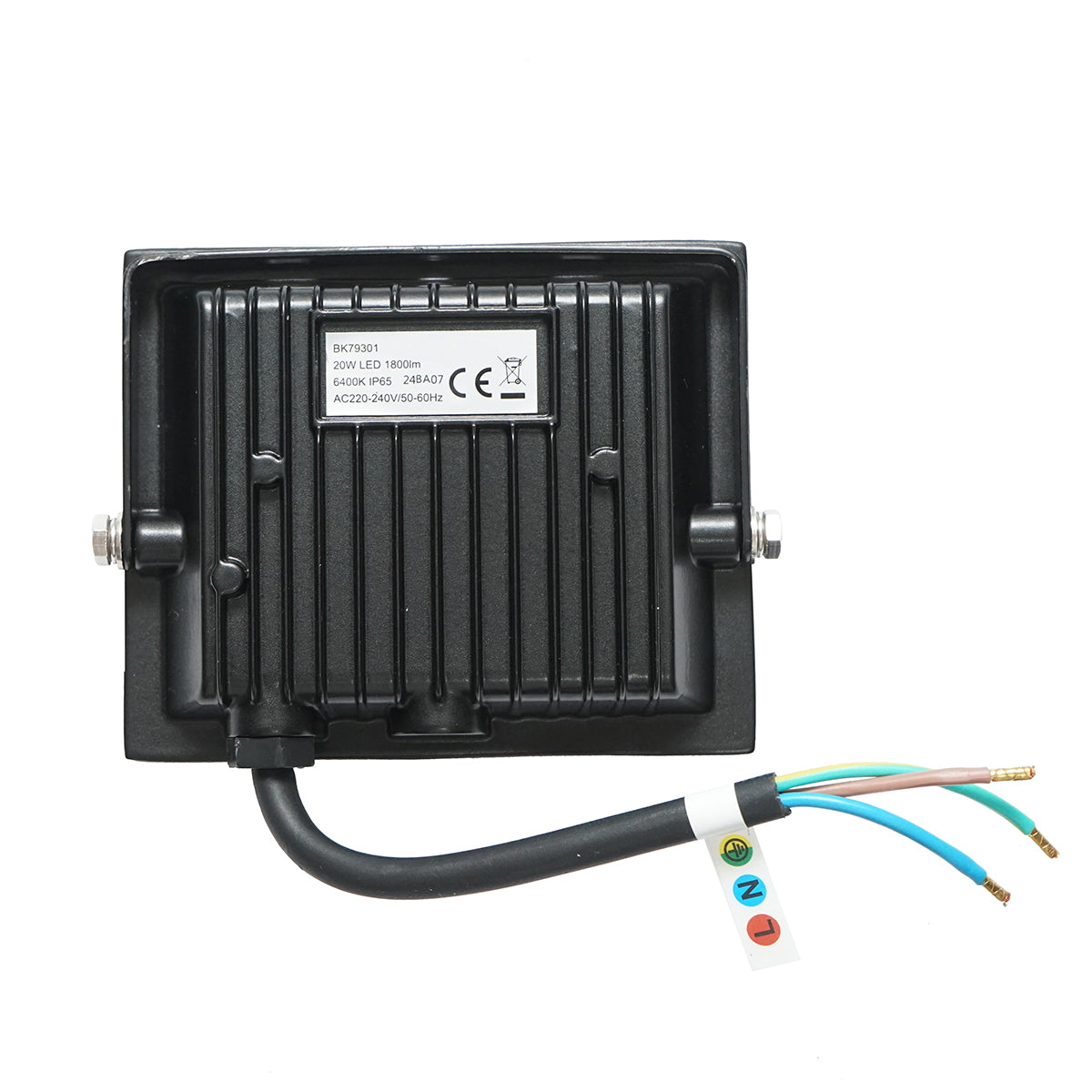LED Projector 20W, 6400K, 1800lm, power supply 220-240V, 110x90x26mm IP65 Breckner Germany