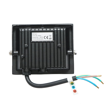 LED Projector 20W, 6400K, 1800lm, power supply 220-240V, 110x90x26mm IP65 Breckner Germany