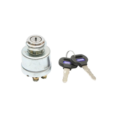 Starting contact with key for MAN, DAF, FENDT, CASE IH, MF 12V, 5 pins, diameter 47 mm, mounting thread 21mm, OEM code 342315001, X830240002000, X830315001, 794283R91, 655690302, 2998811M1