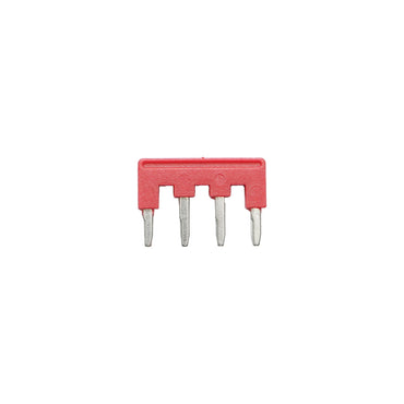 4-pole connector bridge, 32A 450V for DIN rail Leader