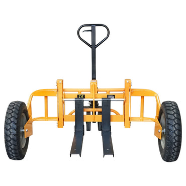 Pallet truck for rough terrain, maximum load 1T, fork length 800mm