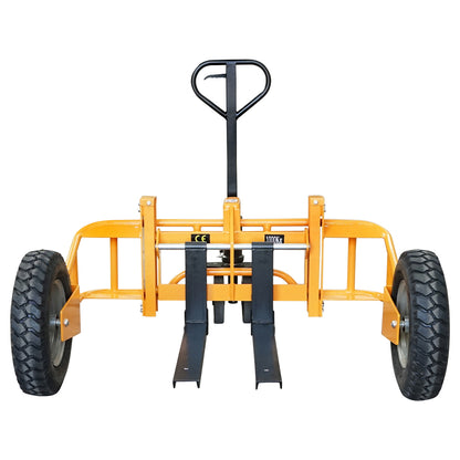 Pallet truck for rough terrain, maximum load 1T, fork length 800mm