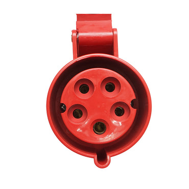 Mobile three-phase industrial socket 32A, 415V, IP44, 6H Suntree