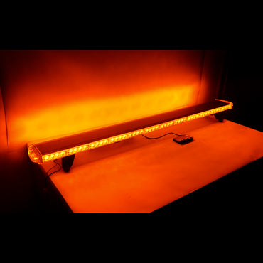 12V lighted beacon ramp with 26 yellow light modules 1440x143x43mm Breckner Germany