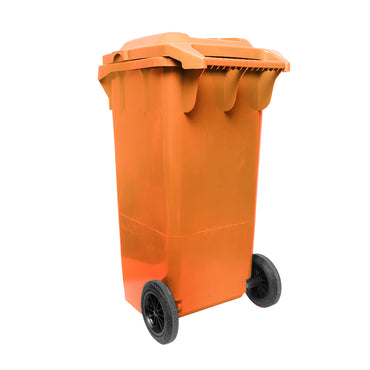 120L orange trash bin Breckner Germany