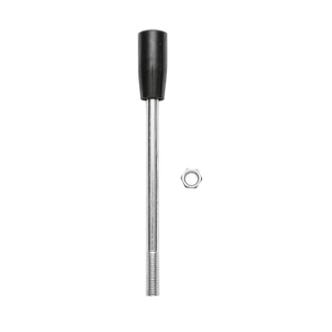 Hydraulic distributor lever with handle and nut