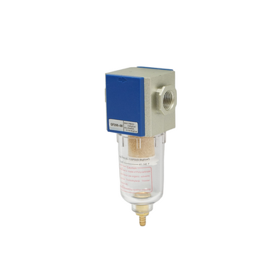 Drain filter for the complete solenoid valve box