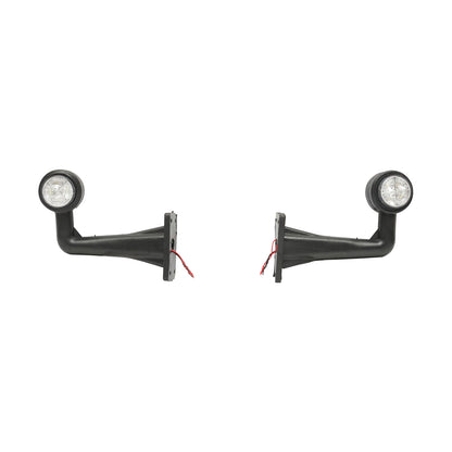 Side marker lights with LED 12/24V, red-white Breckner Germany