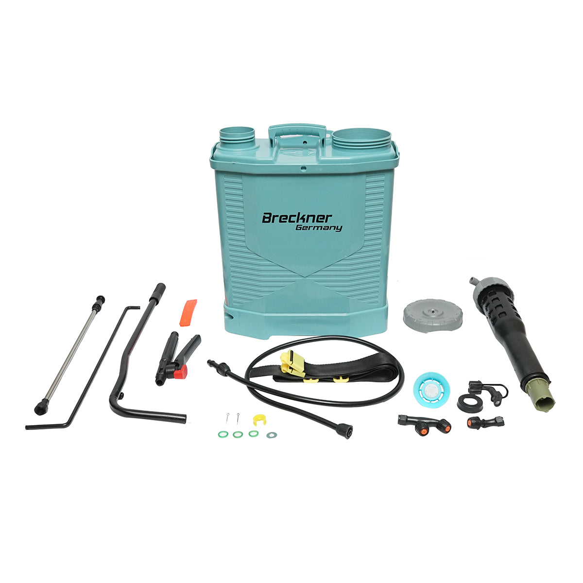 Vermorel spray pump, manual with 18L tank, 3 interchangeable nozzles Breckner Germany