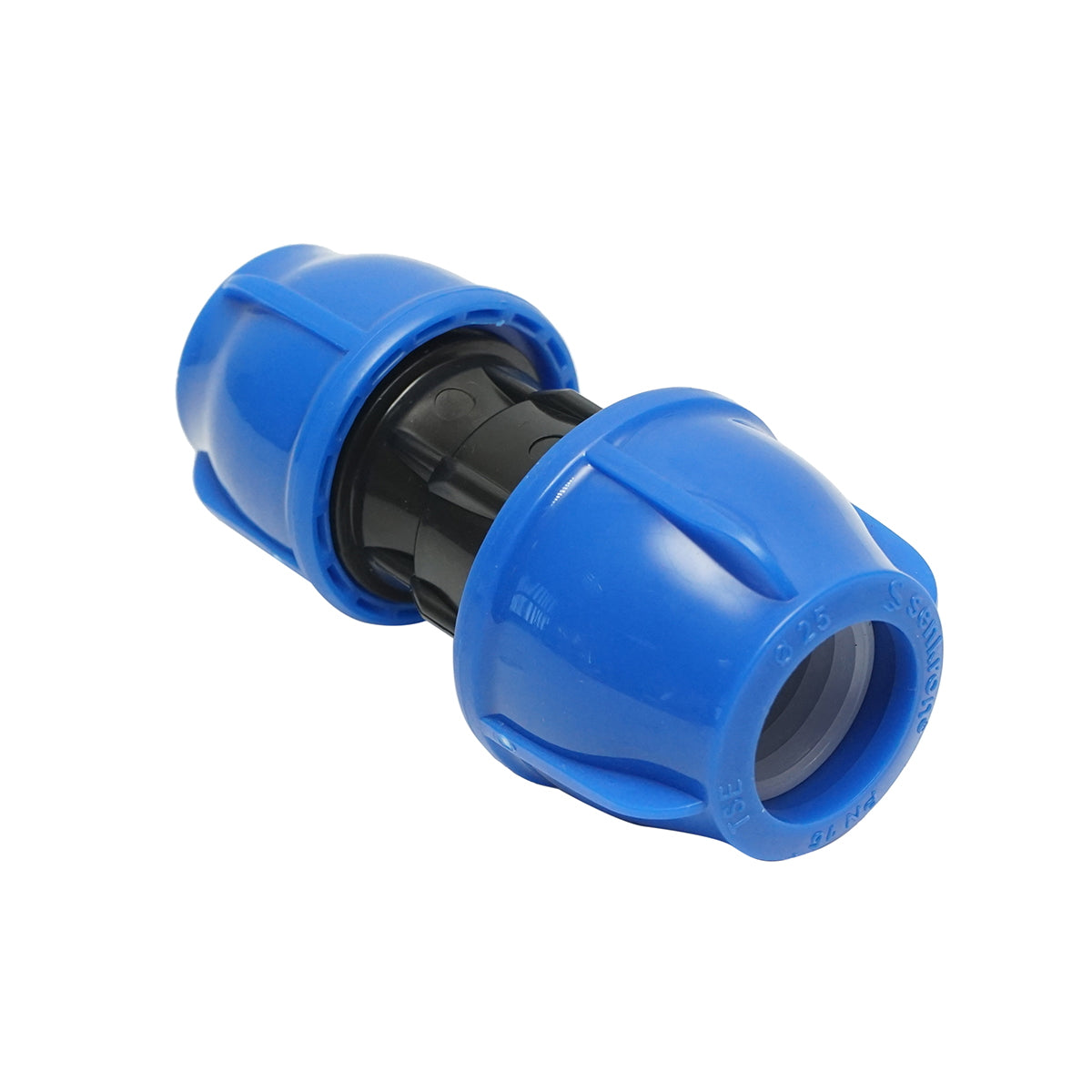 Compression reducing fitting D25x20mm, PN16 for irrigation systems.