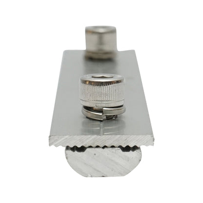 Element for joining solar panel mounting rail system A, 20mm Breckner Germany