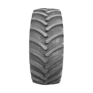 Radial tubeless agricultural tire 710/70R38 with V profile R-1W tread