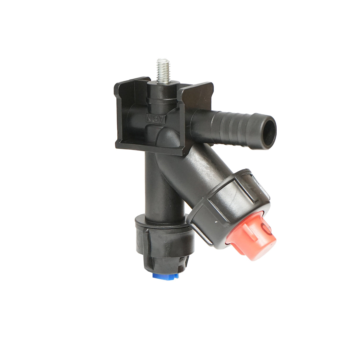 Complete sprinkler with a nozzle and a drip for the herbicide installation.