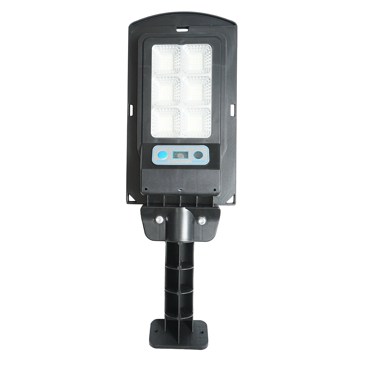 LED solar street lamp 6500K with 3W solar panel, 18000mAh battery, pole mount IP67 Breckner Germany