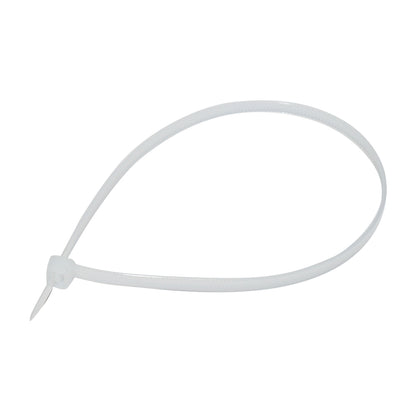 Facet, plastic collar 4.8x290mm, white, set of 100 pieces Breckner Germany