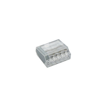 Quick connector for rigid conductor 24A 450V, 5 poles 0.75-2.5mm Leader