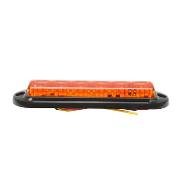 Slim yellow LED side marker lamp 12-24V, yellow 160x36mm FR1286Y Breckner Germany