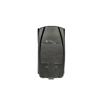 Universal charger 12/24V with two USB ports, output voltage 5V/3.1A DC (for panel mount; grille, etc.) fast charging