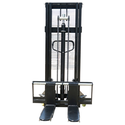 Manual pallet jack with a maximum load of 1.5T, lift height 2500mm, forks 1150mm Breckner Germany