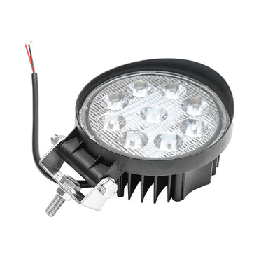 Lamp with 9 LEDs 10-60V 27W round radiation angle 60