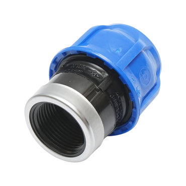Compression fitting with internal thread D32mmx1 inch, PN16 for irrigation systems