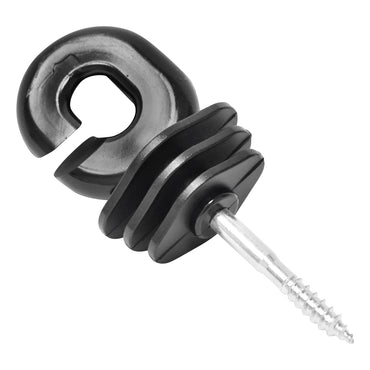 Black ring isolator 5.9mm 111x40mm electric fence Breckner Germany