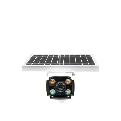 4G surveillance camera with solar panel designed for areas without electricity (farms, cabins, fishing spots)
