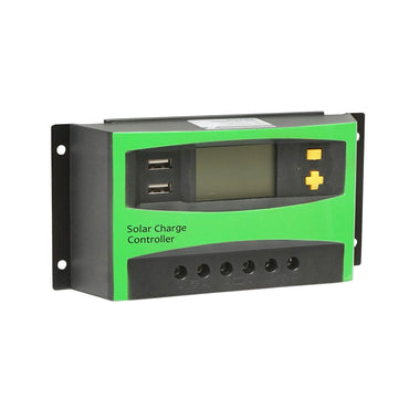 Voltage regulator for solar panel 30A 12V/24V 2X USB ports Breckner Germany